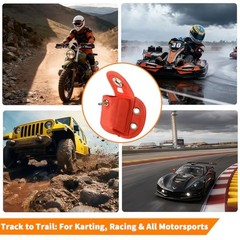Orange Nylon Transponder Mounting Pouch – Waterproof – Status Window