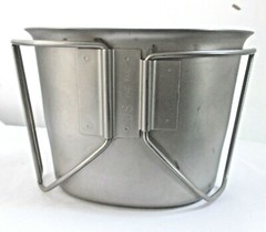 GI Dutch Army Stainless Steel Mug Pattern 44 Military Surplus Canteen Pot G1