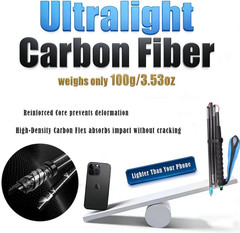 Ultralight Carbon Fiber Trekking Poles 2-Pack,Z-Pole Design Trail Running,Foldab