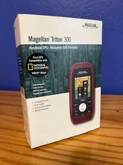 Magellan Triton 300 Handheld GPS Navigator Unit portable waterproof hiking cave