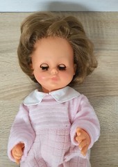 Play doll vinyl doll doll M Zapf 36 cm sleep eyes collector rarity Vintage