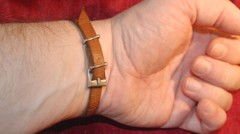 HAND COMPASS VINTAGE SOVIET ORIGINAL WITH LEATHER STRAP/WRISTLE 60’s