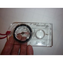 Silva Explorer Baseplate Compass with Magnifier and Lanyard for Hiking Camping