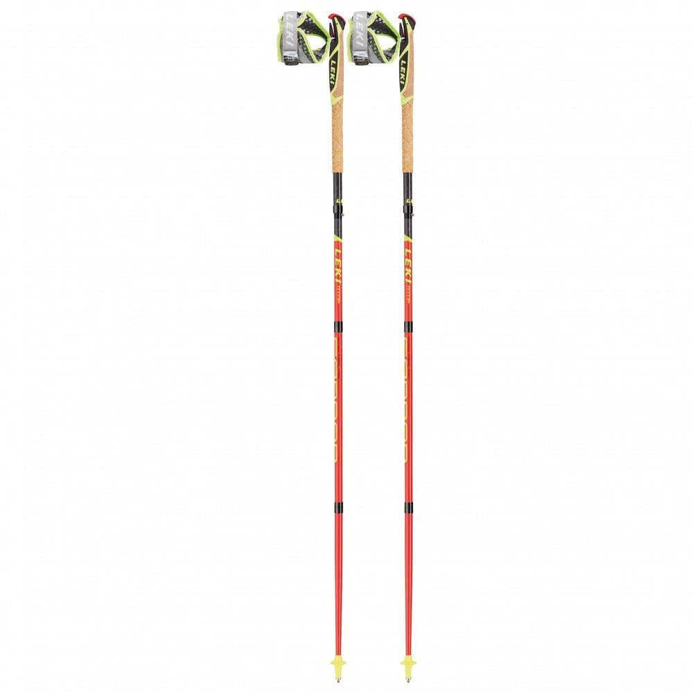 LEKI ” MICRO TRAIL PRO ” TOP TRIGGER TRAIL RUNNING POLES LENGTH: 130 CM NEW