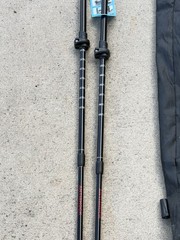 Set of Underwood Aggregator Aluminum Anti Shock Trekking Poles 105-135CM . 10W