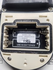 Magellan Meridian Color Handheld GPS Receiver With Manuals And Memory Card