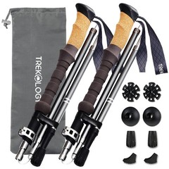 Compact Cork Grip Walking Sticks – Aircraft-Grade Aluminum
