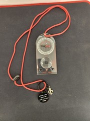 Lightweight Boy Scout Compass with 1:24000 Map Scale & 360° Bezel for Outdoors