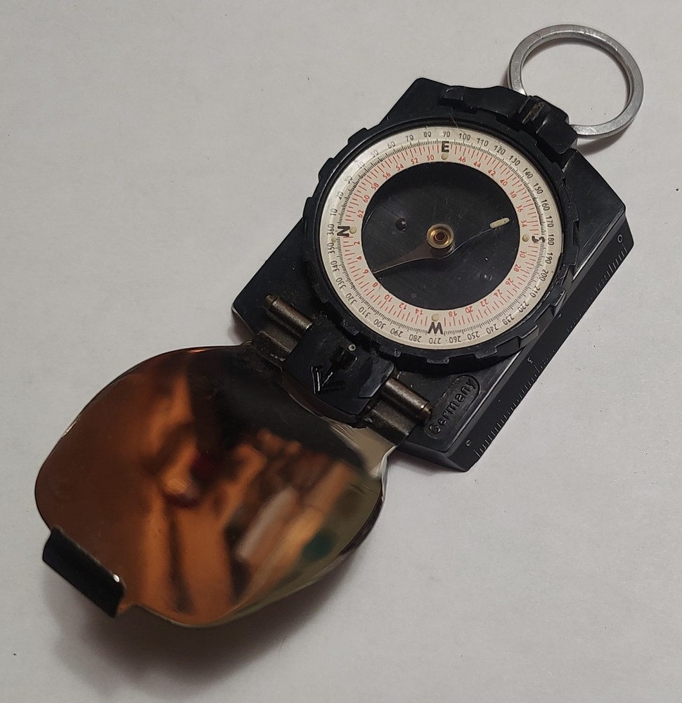 Vintage Marching or Orienteering Compass; German made 1930’s-1940’s-1950’s