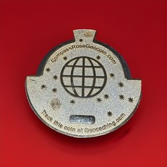 Compass Rose Geo Coin ASTROLABE PLANISPHERE Northern Hemisphere Npz6y7