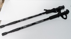 Necasil 2x Trekking Poles Black New Aircraft Grade Aluminum