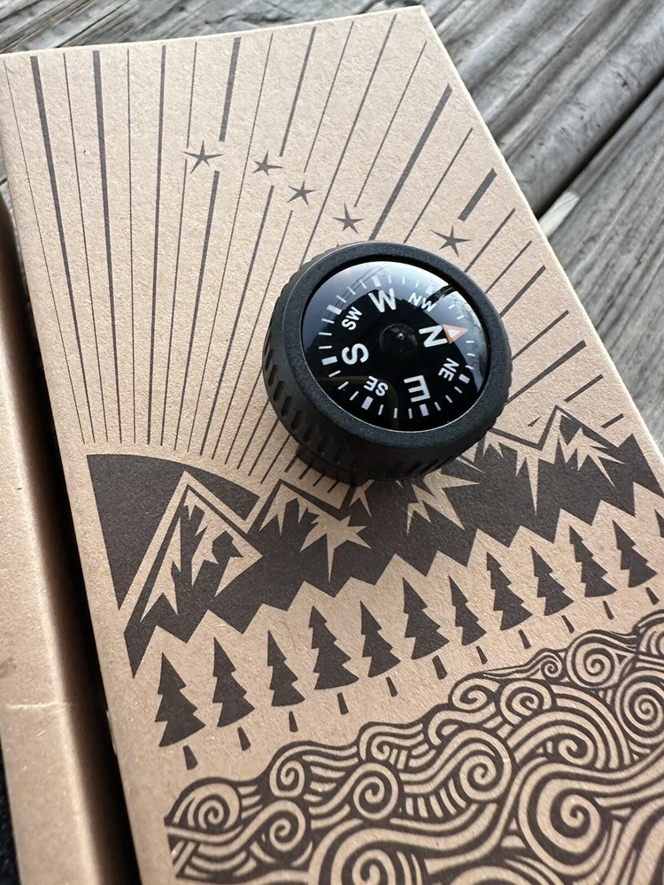 NEW BLACK Prometheus Design Werx (PWD) Wrist Compass Expedition 2.0 PVD