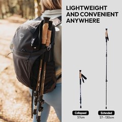 MX-4 | X Carbon Tech Carbon Fiber Trekking Poles
