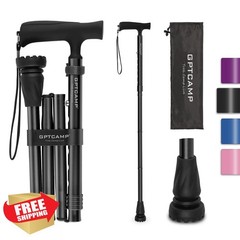 GPTCAMP G2 Walking Stick Black