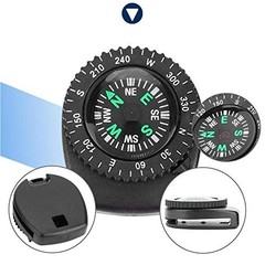 Button,Watch Strap,2pcs Portable Hiking Watch Band Slip Slide Navigation Wris…