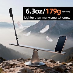 3K Carbon Fiber Trekking Poles – Collapsible, Lightweight Yet Sturdy Hiking Pole