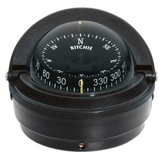 Ritchie S-87 Voyager Compass – Surface Mount – Black S-87 UPC 010342140333