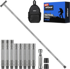 G3 Tactical Hiking Stick, 5-8 Tube Staff with Multi-Tool | Heavy-Duty Aerospace