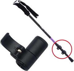 2 Pack Hiking Pole External Lock Parts Trekking Poles Replacement Quick Release