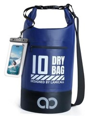 Waterproof Dry Bag with Phone Pouch – 5L//20L/30L/40L Floating 10L Navy Blue