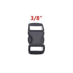 Plastic Buckle Plastic Buckle Practical Umbrella Rope Black Buckle-Paracord