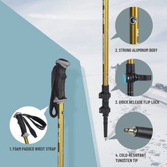G2 Go2Gether Explorer Trekking Hiking Poles Walking Sticks Canes
