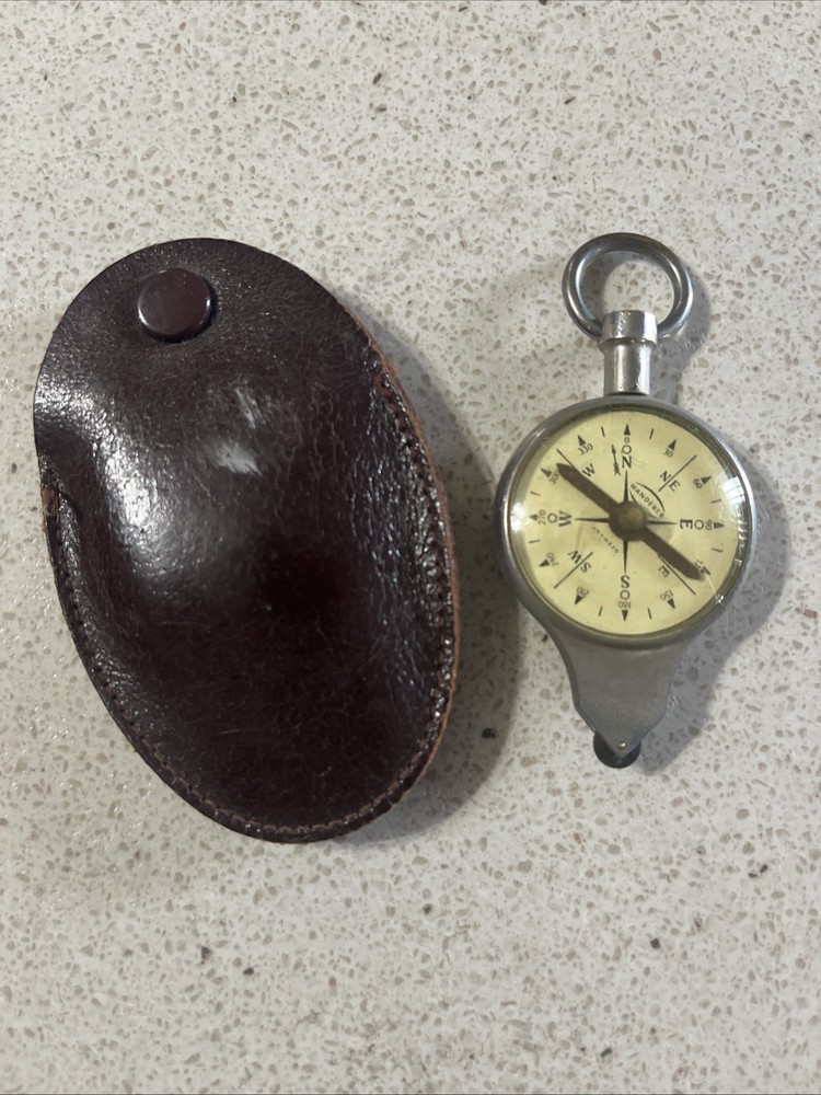 VTG German WANDERER SCOPE MAP MEASURER & MAGNETIC COMPASS w/ case
