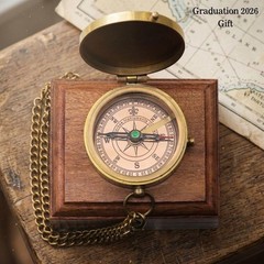 Solid Brass Directional Engraved Compass, Baptism Gifts for Boys Girls, First…