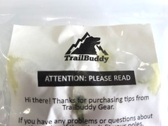 TrailBuddy Walking Stick Tips – Pack of 6 Replacement Rubber Cane Tips Fit Most