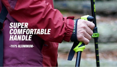 Premium Nordic Walking Poles: Telescopic Alpenstock – Lightweight , Comfort Grip