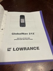 Lowrance GlobalNav 212 Hunting Camping Hiking Fishing Global Navigation Works