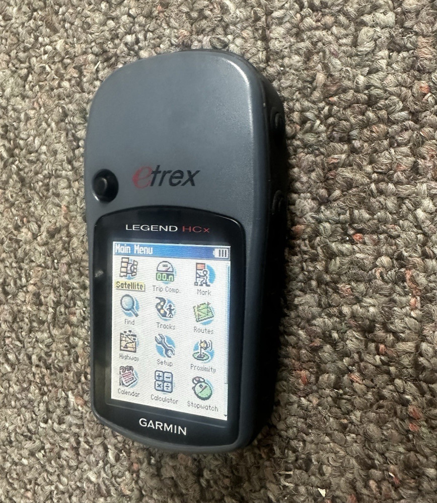 Garmin eTrex Legend HCx Handheld Hiking GPS 2.2in Display USB 25hr