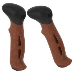 2Pcs Cork Handle Replacement for Nordic Walking Poles Lightweight Durable Grip