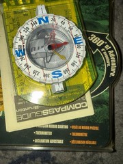 Brunton 8040G Mirrored Map Compass w/ Declination & Thermometer – NEW Vintage