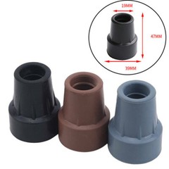 1PC For Walking Stick Cane Crutch Rubber Mat Heavy Duty Ferrule End Bottom 19mm