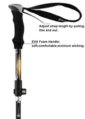 Aluminum Collapsible Ultralight Travel Trekking Hiking Pole for Men and Women…