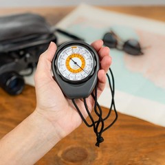 Portable Analog Altimeter 203 Battery Free Durable Hiking Camping Weather Tool