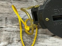 Vintage Engineer Lensatic Compass Japan Military Style w/ Brass Loop
