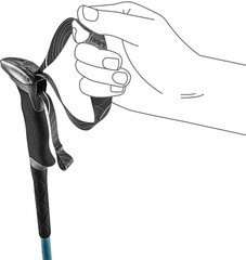 LEKI Makalu Lite AS Hiking Poles Walking Aluminum Art. 65621801S