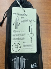 REI Co-op Swiftland TT Carbon Folding Trekking Poles Pair 105cm – New With Tags
