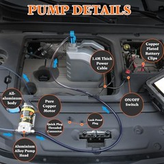 100W Oil Extractor Pump Kit, 1-4L/min High-Flow Oil Change Pump for Engine