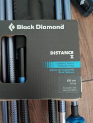 Black Diamond Distance Z Trekking Poles, Pewter, 120 cm