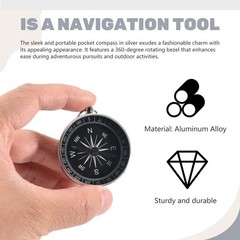 POCKET COMPASS HIKING EXPLORING CAMPING WALKING ueSURVIVAL AID GUIDE A5S5
