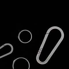 Alloy Carabiner Aviation-grade Titanium Construction Ergonomic Flexibility