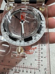 Vintage Silva Ranger 515 Compass w/ Reflective Mirror Waterproof