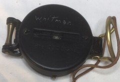 Vintage Engineer Lensatic Pocket Field Compass Black Made in Japan Original Box