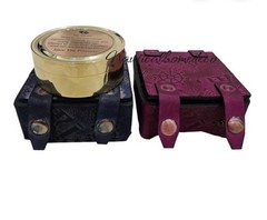 Custom Engraved Sundial Compass Personalized Gift for Husband & Wife