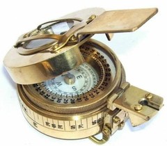 Handmade Vintage Prismatic Compass | Military & Nautical Engineering Style