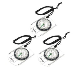 3Pcs Orienteering Compass for Off-road Work Hiking Outfit Metal