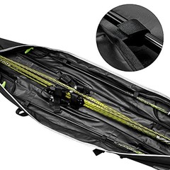 Ski Bag,Single Ski Bags for Air Travel,Ski Bag with 75 inches (190 cm) Black